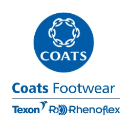 logo groupe coats footwear et filiales texon et rhenoflex , fabricant de renfort pour la maroquinerie et la chaussure